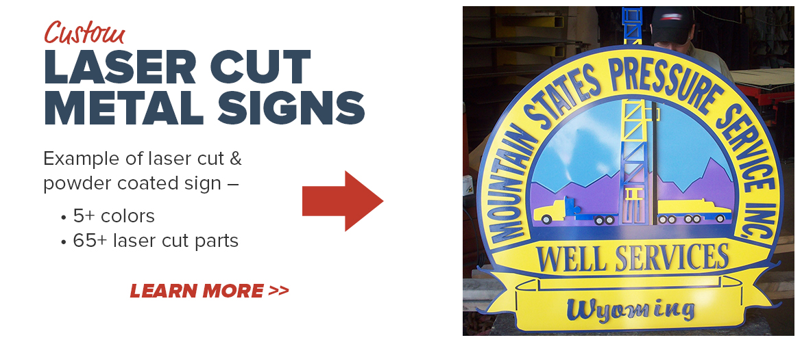 Washington Laser Cutting Services Custom Laser Cut Metal Signs